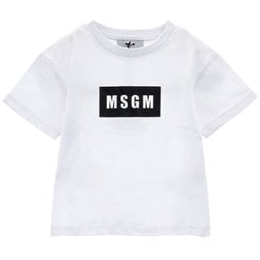 [기간한정세일] 26SS MSGM 키즈 로고 반팔 티셔츠 S6MSJUTH005 001-K