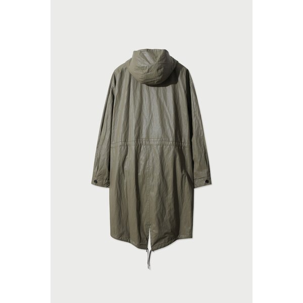 [여주점] [이로] 남성 YUTA 글로시 롱 야상 후드 점퍼 IRUAS25002KHX