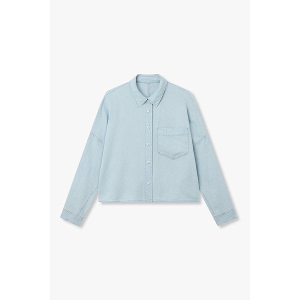 [파주점] 썸머 크롭 데님 셔츠7126255108