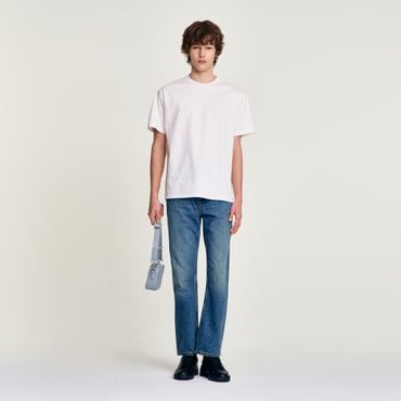 산드로옴므 [SANDRO HOMME] 로고 패치 티셔츠 SH25M5MRR0190