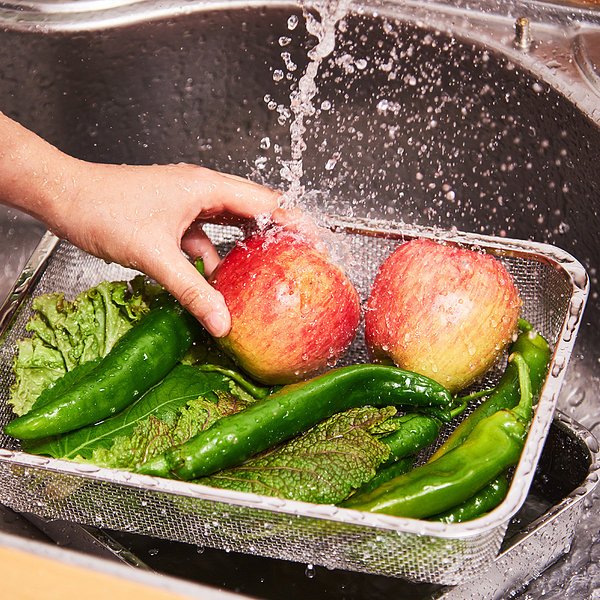 스테인리스 메쉬 채반_중_26.7x20.7x4.5cm J71N902115200