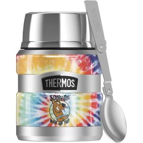 영국 써모스 도시락 ScoobyDoo Tie Dye THERMOS STAINLESS KING 스테인리스 스틸 Food Jar with