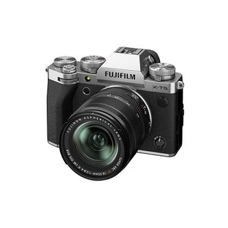  FUJIFILM 미러리스 일안 카메라 X-T5 렌즈 키트 XF18-55 실버 F X-T5LK-1855-S