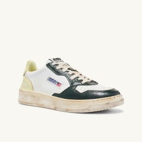 [AUTRY SNEAKERS]오트리 스니커즈/SUPER VINTAGE SNEAKERS MILITARY GREEN/UYD1M70022A96