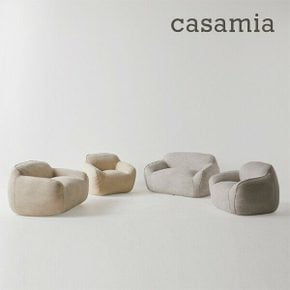 (전시) 안락함과 품격을 선사하는 까사미아 [casamia] 스너그 1인린넨 소파 색상 2종 택1 BE/GY