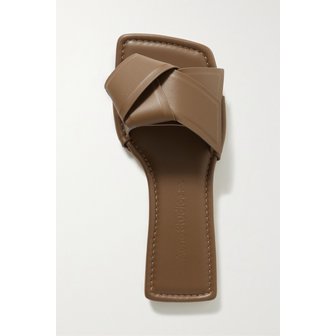 아크네스튜디오 넷 서스테인 가죽 슬라이더 브라운 1647597290343328