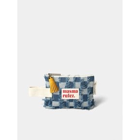 Mini strap pouch _ Rough Denim