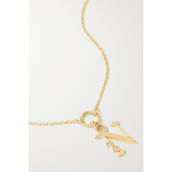 파운드레 이니셜 18k 골드 다이아몬드 네크리스 1647597298413951