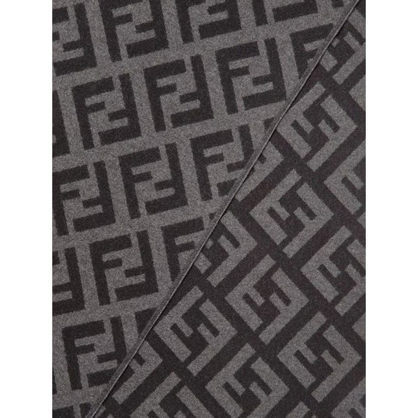 남성 스카프 FF 캐시미어 FXT260 AVP9F0D9B NERO GRIGIO /12 652666