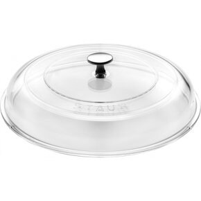 staub [ 20cm ] Staub Domed glass lid 40501-023 스토우브 돔 유리 뚜껑 프라이팬 뚜껑 [일본