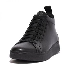 4523697 FitFlop Rally Leather High-Top Sneakers