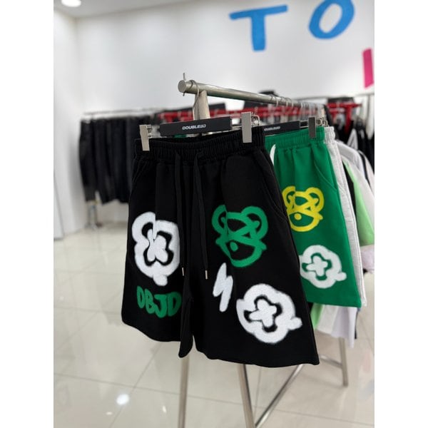 [여주점] 클로버플라워 숏팬츠,블랙JGZK81505