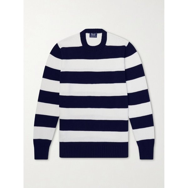 윌리엄 로키 스트라이프 코튼 스웨터 46376663163060177