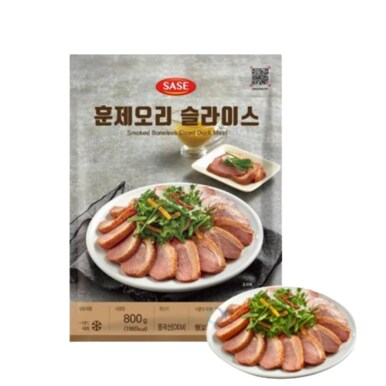 사세 훈제오리슬라이스 (냉동) 800g