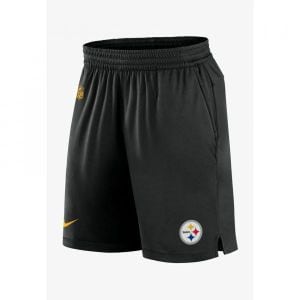 나이키 PITTSBURGH 스틸ERS NFL 드라이핏 SIDELINE 스포츠 반바지 쇼츠 블랙 799282