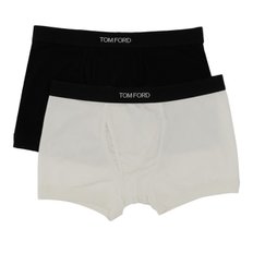 [해외배송] 톰포드 로고 웨이스트밴드 박서 브리프 2개 세트 T4XC31040 999