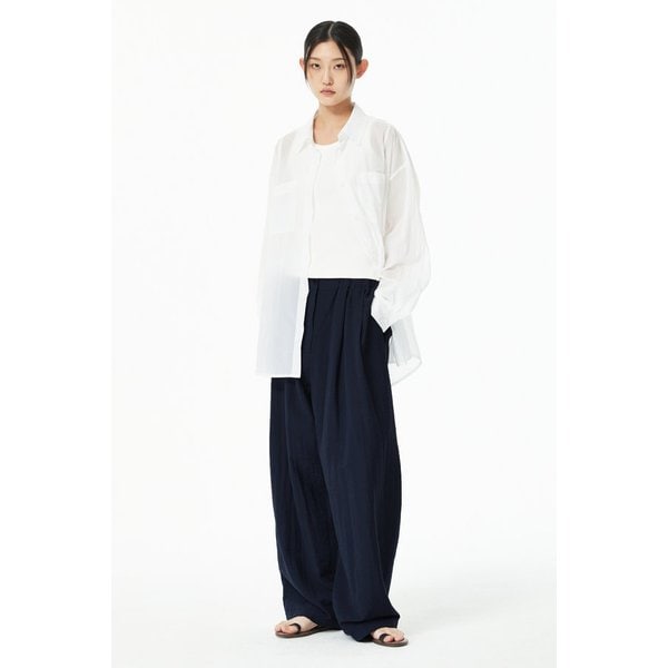 린넨 혼방 밴딩 팬츠 9105331196056