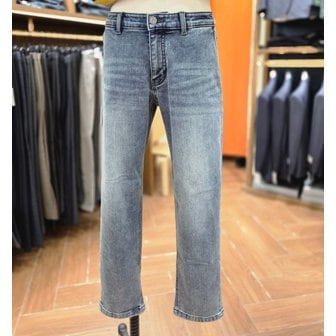 브렌우드 [여주점] 코오롱 브렌우드 남성 릴렉스핏 기모 블루 데님 청바지 BRPDW25443BUX