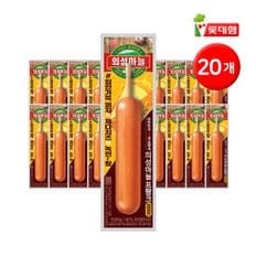 롯데 의성마늘 프랑크 녹찐 치즈 햄꼬지 65g 20개