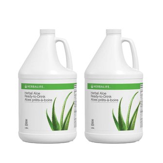  HERBALIFE 허벌라이프 허벌 알로에 알로에겔 오리지날 레디 투 드링크 3.7L 2개