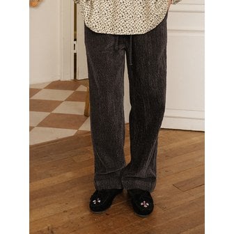 치키타 오로라 코듀로이 팬츠 스톤차콜