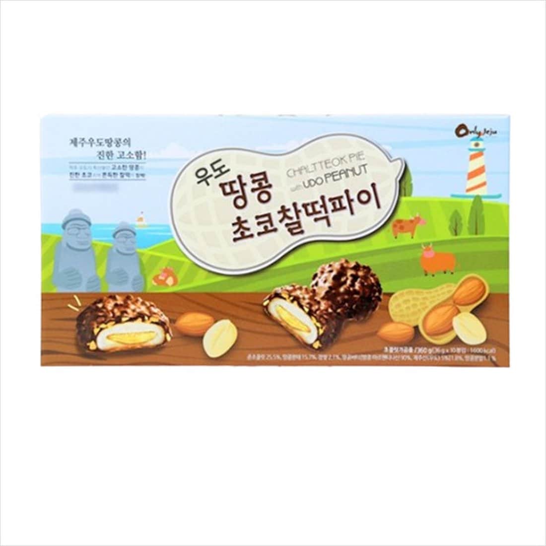 제주 우도땅콩 초코 찰떡파이 360g, 믿고 사는 즐거움 SSG.COM