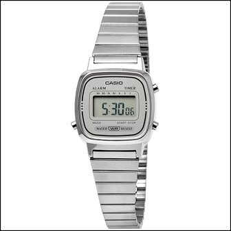 카시오 타임플래닛 CASIO LA670WA-7D 카시오 시계 메탈밴드_