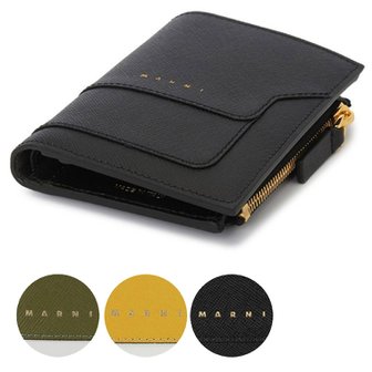 마르니 Bi-fold Zipped Wallet PFMO0054U0 PFMO0054U1 LV520 마르니 지퍼 반지갑