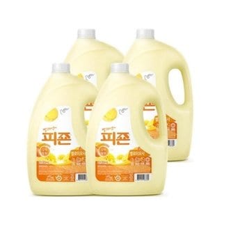  피죤 섬유유연제 3100ml x 4개 옐로미모사