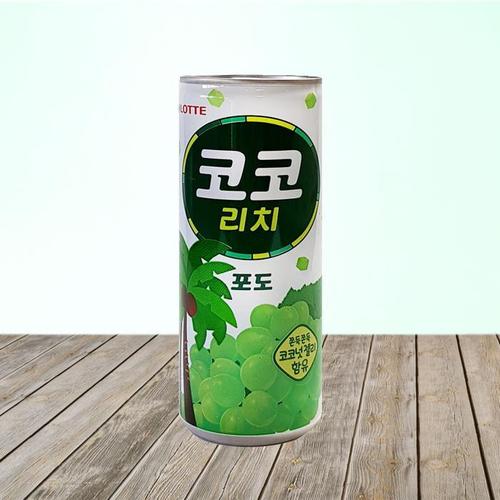 [롯데칠성음료] 롯데 코코리치 포도 240ml X 30캔 주스 과즙음료(1)