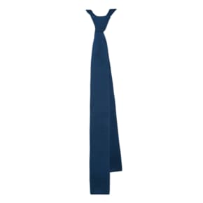 Blue Slim Knit Tie