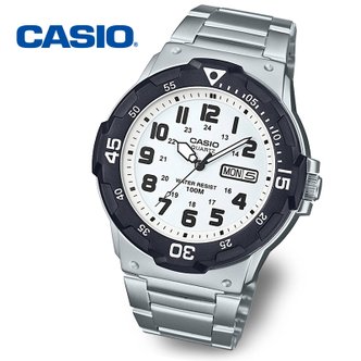 카시오 [정품] CASIO 카시오 MRW-200HD-7B 다이버 야광 남성 메탈 손목시계