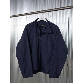 Diagonal Line Anorak Jacket_Navy