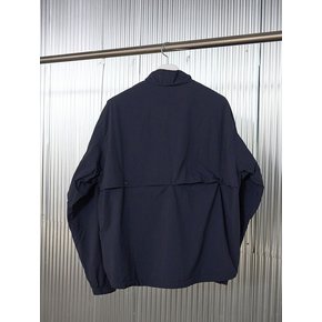 Diagonal Line Anorak Jacket_Navy