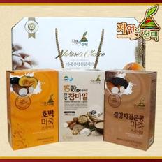 마죽 종합선물세트 6호 900g(호박마죽300g/검은콩마죽300g/15곡참마밀300g)