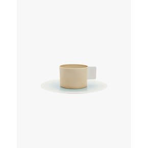 [ARITA] S/B Coffee Cup, Saucer / light brown