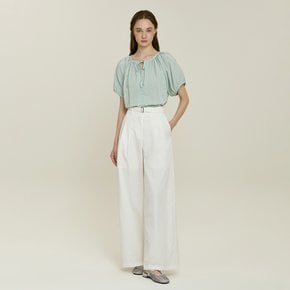 [25 S/S] 잇미샤 셔링포인트 볼륨 블라우스 ITP6ZBL720