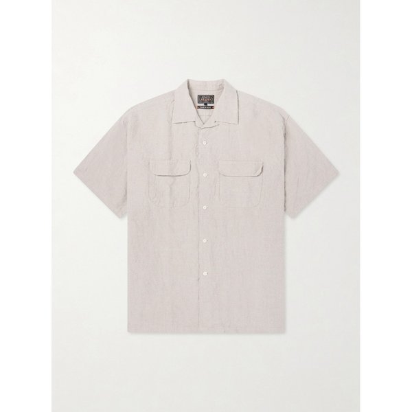 빔스 컨버터블 칼라 리넨 셔츠 46376663162982537