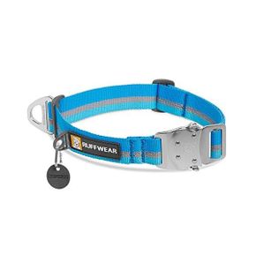 미국 러프웨어 목줄 Ruffwear Top Rope Dog Collar Reflective with Metal Buckle for Everyday