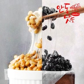 국산콩 안동낫또 생청국장 백태8개+흑태8개 (49.5g/개)