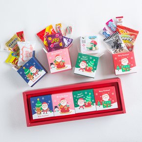 [잇츠팩] 크리스마스 4색 산타 선물세트