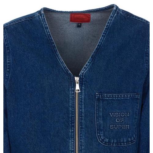 비전오브슈퍼 수트 자켓 VS090JA DENIM Blue