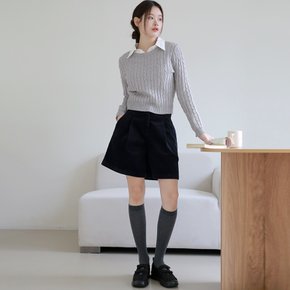 [최초가 49,900원][르포엠]모네아 코듀로이 하프 팬츠