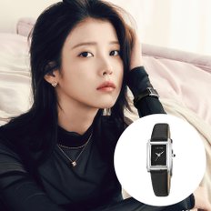 NUOVO TEMPO 렉탱글 가죽 시계 (JWT2LE4BF404WHBK0)