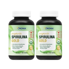 캐나다 오로니아 스피루리나 골드 Spirulina GOLD 300정 2개