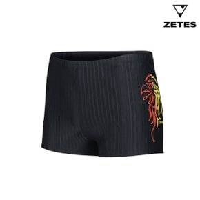 남성 사각 2부 스윔 팬츠 M_3A904