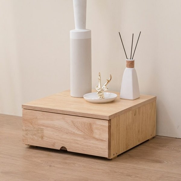 [숨결]코코로니 미니서랍장 1단 원목 협탁 40cm