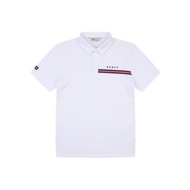 ONOFF [온오프골프웨어] 남성 피케 반팔 티셔츠 OF9503GA_WHITE