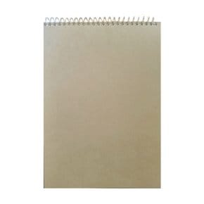 1000 크로키북 A4-크라프트 표지/304262/크로키 종합장 무지 노트
