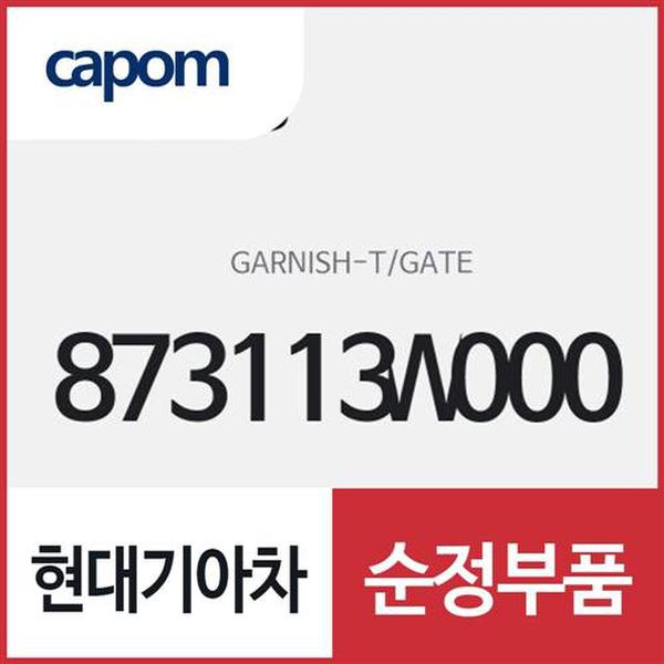 테일 게이트 가니쉬 (873113W000) 스포티지R, 더뉴 스포티지R